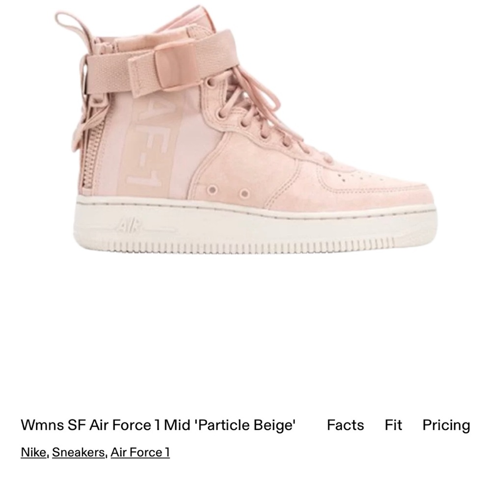 NIKE!!! SF Air Force 1 Mid ‘Particle Beige’ Women’s US 7